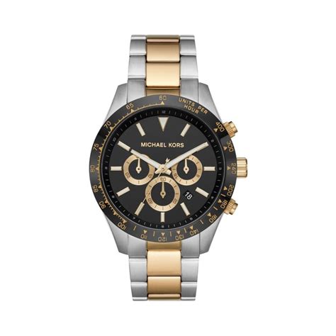 michael kors stainless steel chronograph layton watch golden|Michael Kors Men's Chronograph Layton Gold.